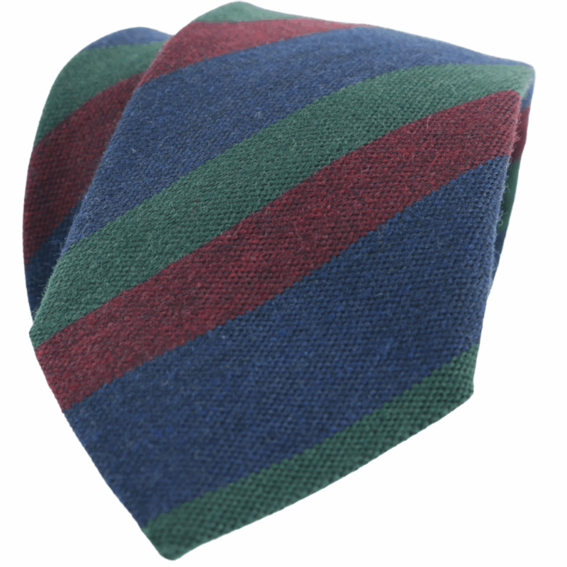 Corbata de lana rayas «Ginebra» - Imagen 2