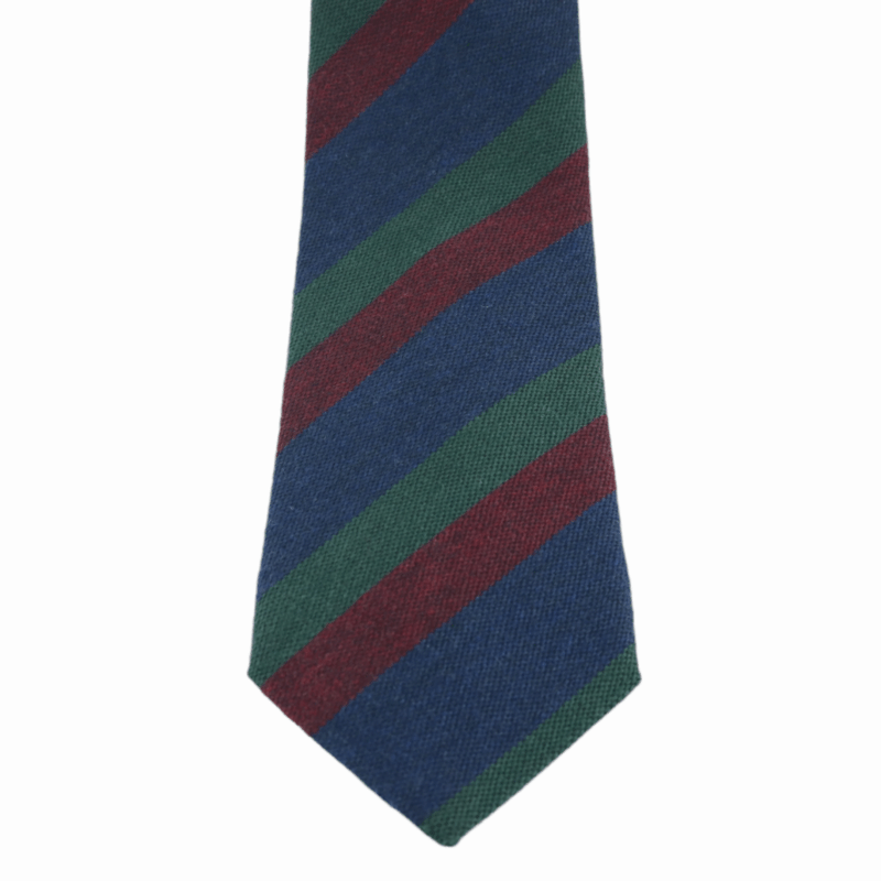Corbata de lana rayas «Ginebra» - Imagen 3