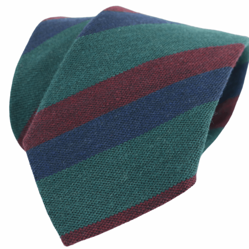 Corbata de lana rayas «Berna» - Imagen 2