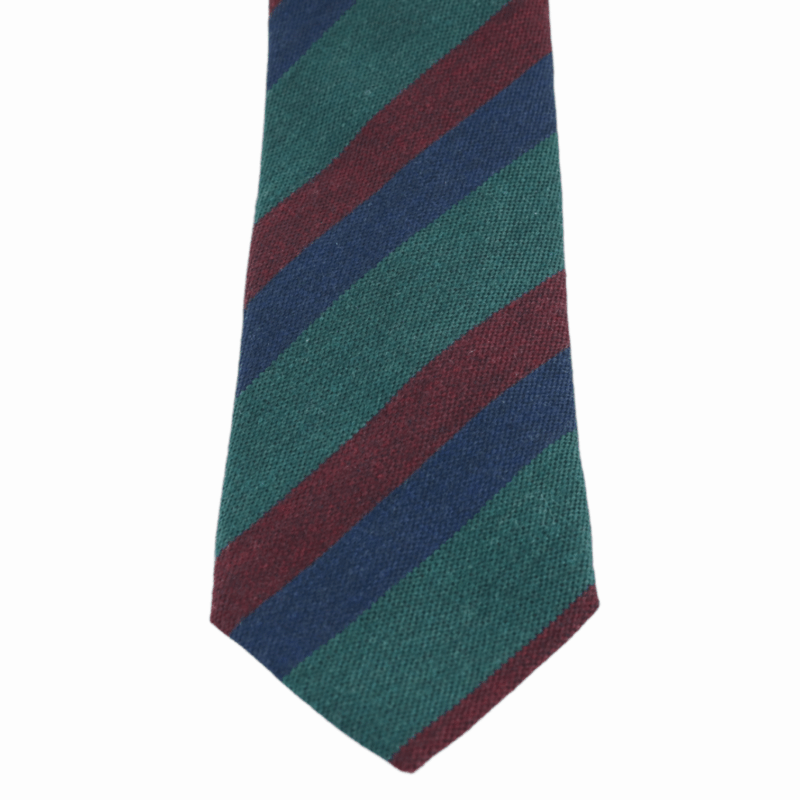 Corbata de lana rayas «Berna» - Imagen 3