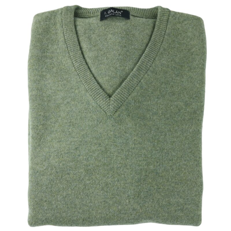 Jersey lambswool verde claro