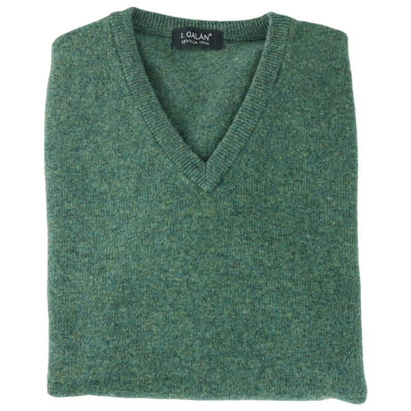 Jersey lambswool peacock