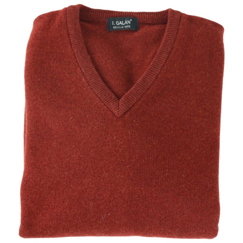 Jersey lambswool sienna