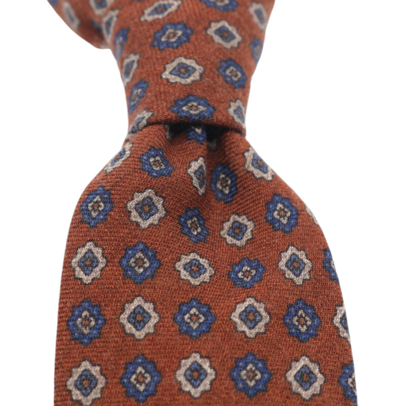 Corbata de lana «Teja»