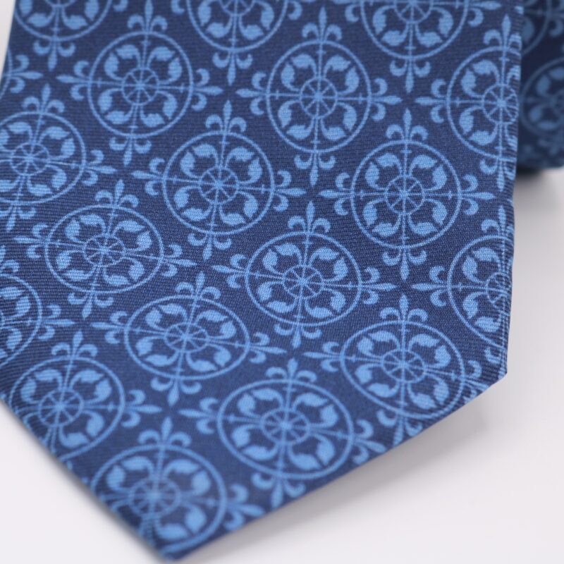 Corbata de seda Angelo azul