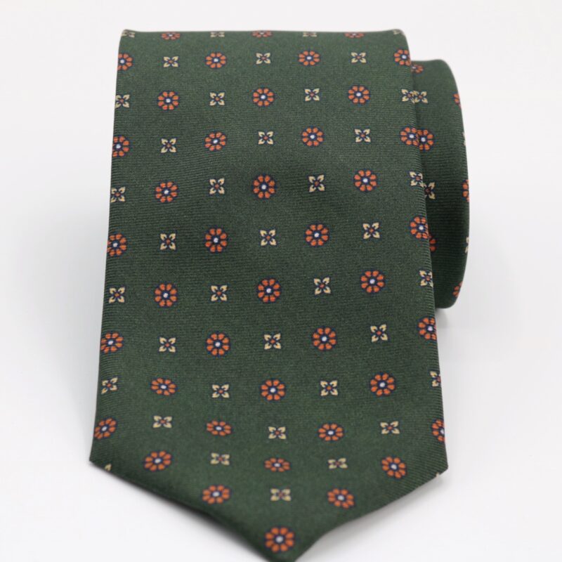 Corbata de seda MIlan verde