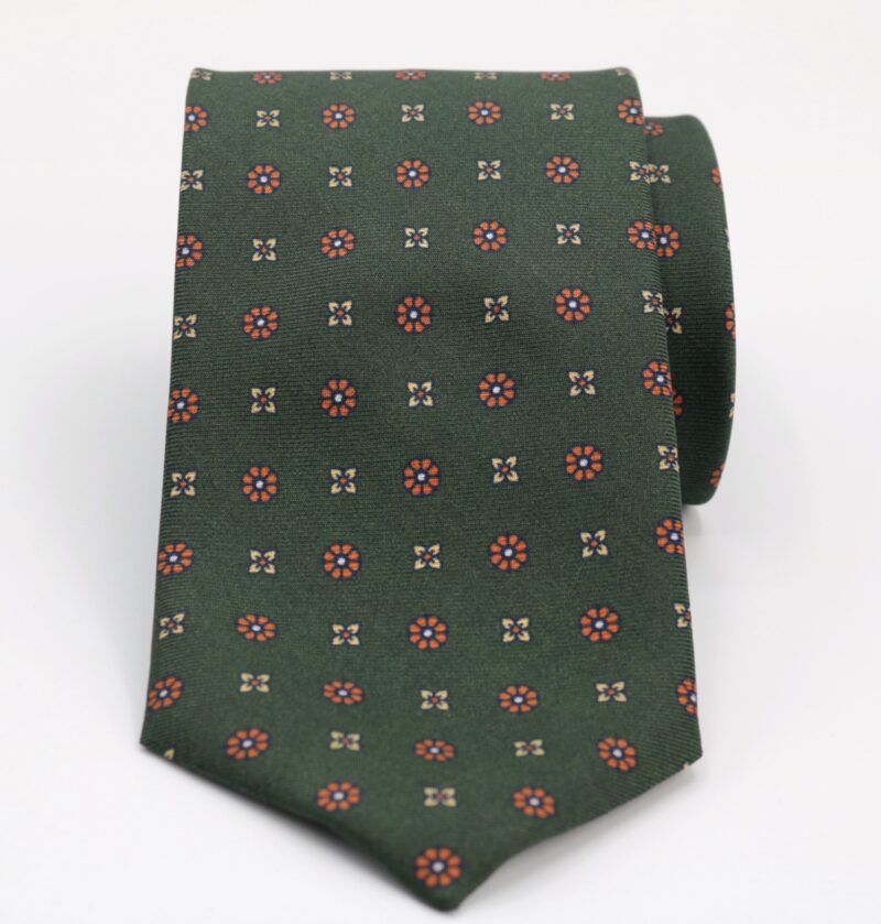 Corbata de seda MIlan verde