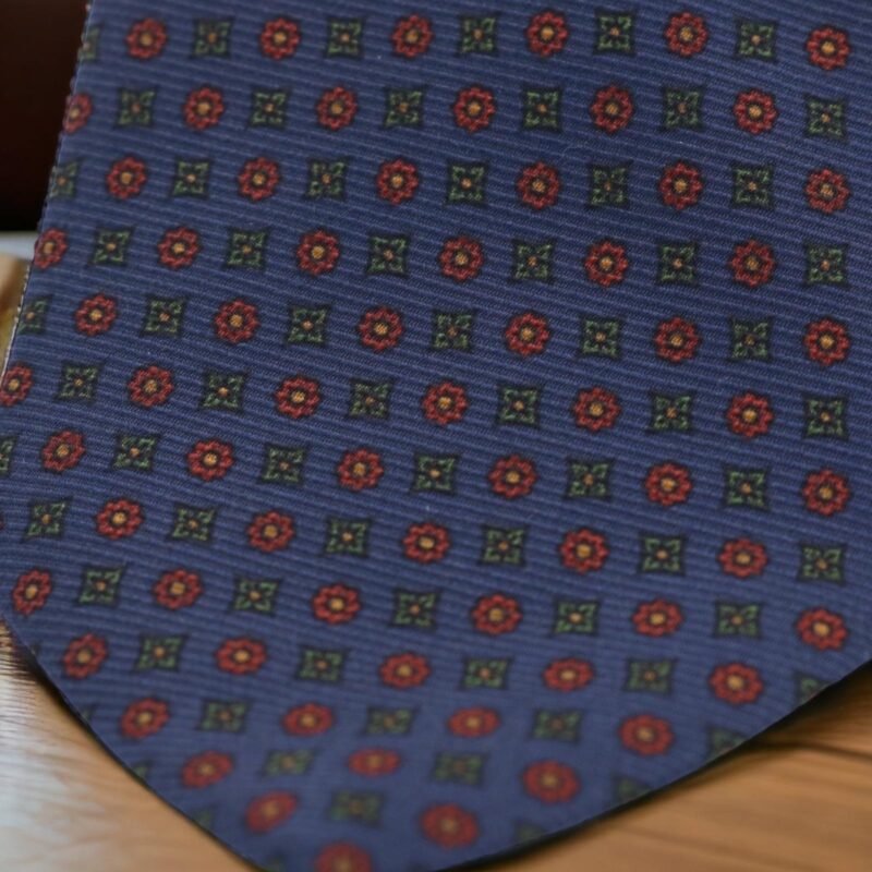 Corbata seda "Veneto" azul - Imagen 2