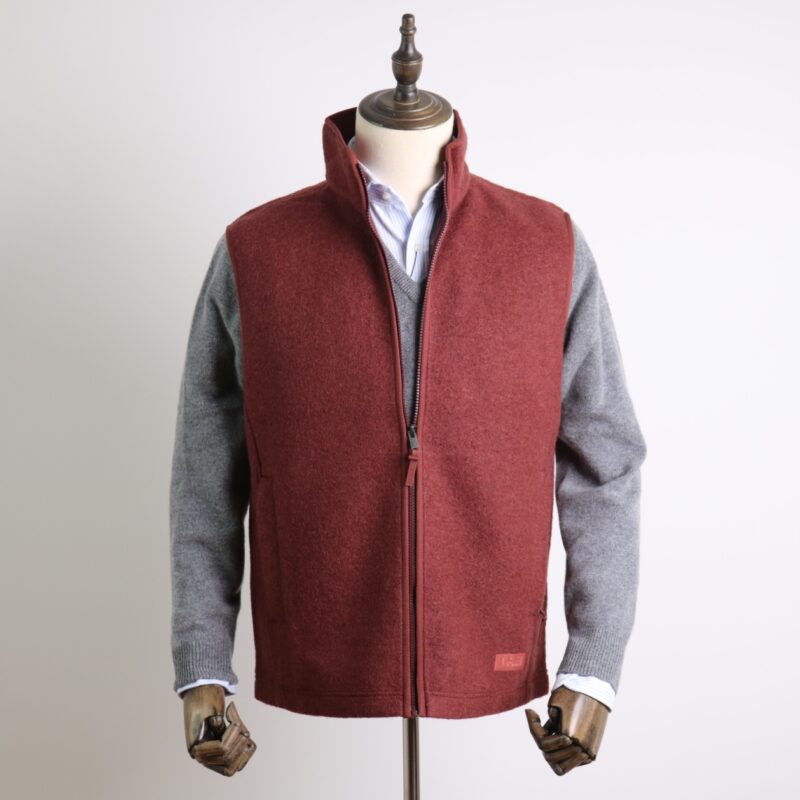 Chaleco lana merino grana Aigle