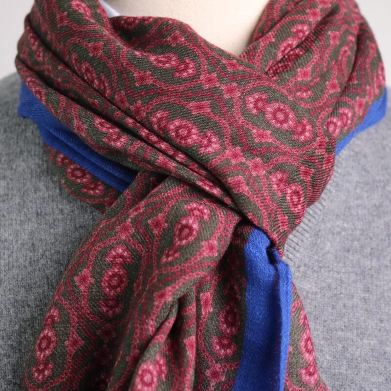 Fular "cadena" verde