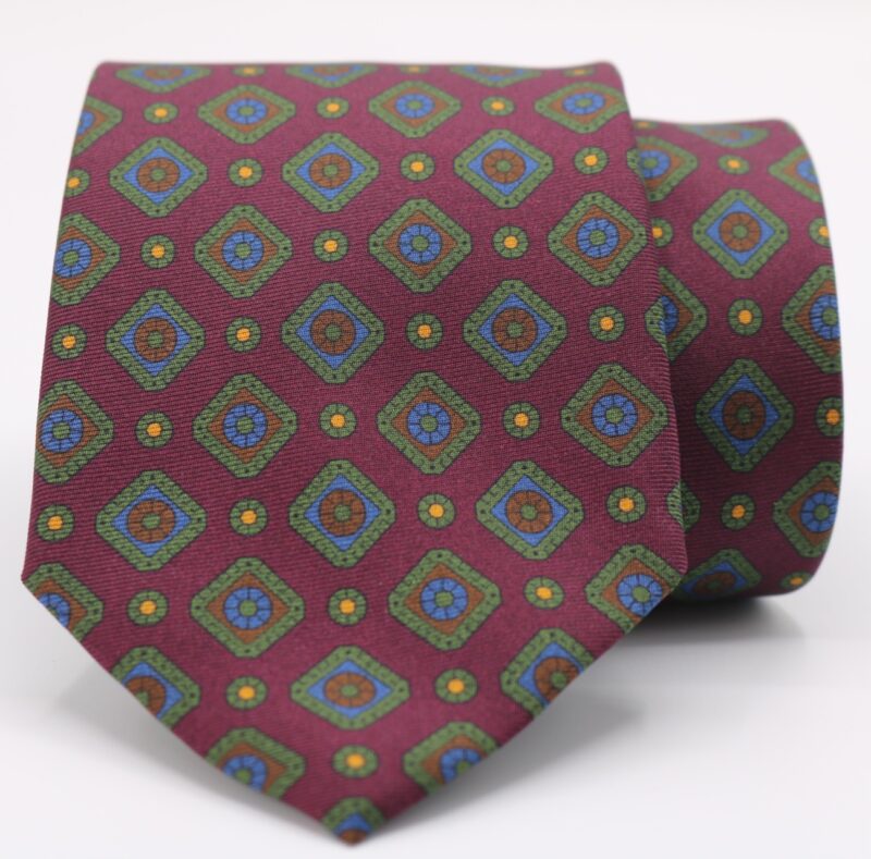 Corbata seda "Phoenix" grana