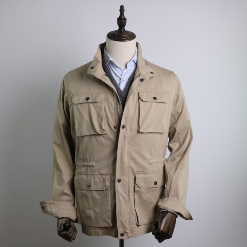 Parka algodón camel