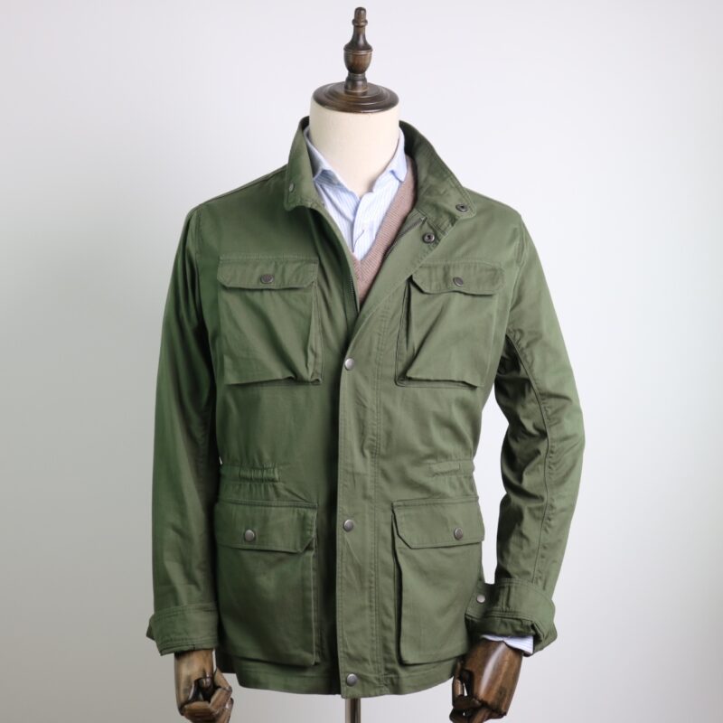 Parka algodón verde militar