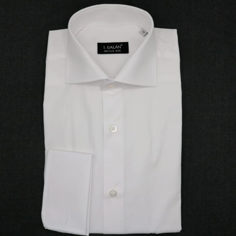 Camisa blanca puño doble