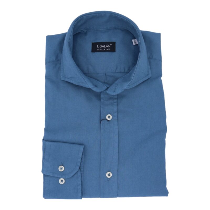 Camisa panamá azul petróleo