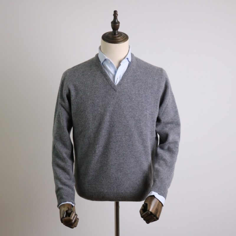 Jersey lambswool grey mix