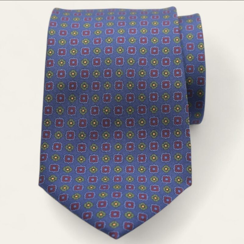 Corbata seda «Bolonia» azul