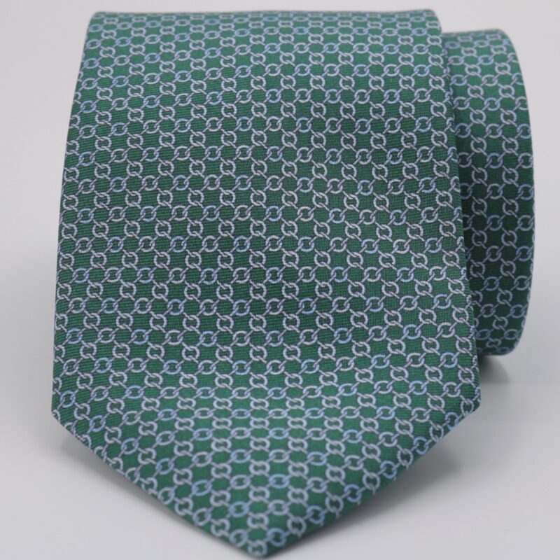 Corbata seda "William" verde