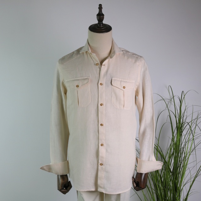 Camisa Safari beige