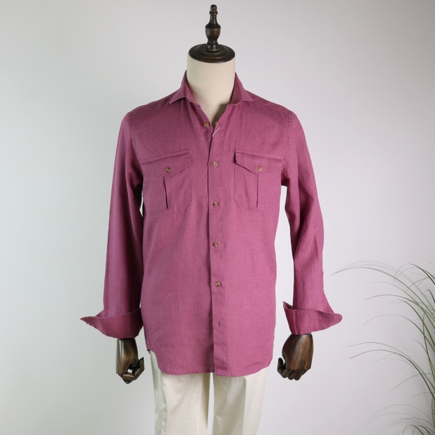 Camisa Safari burgundy
