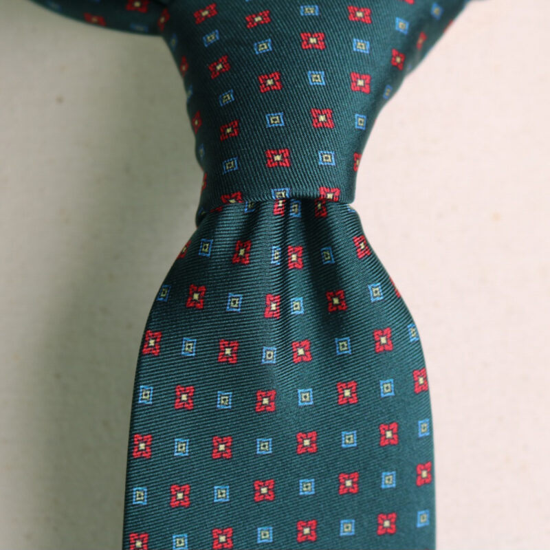 Corbata seda "Royale" verde