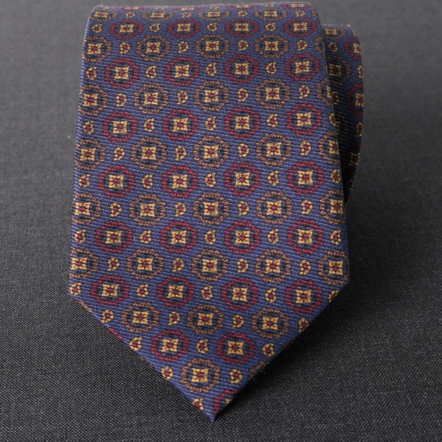Corbata seda "Bellamonte" azul