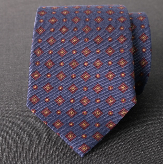 Corbata seda "Fiorenzi" azul