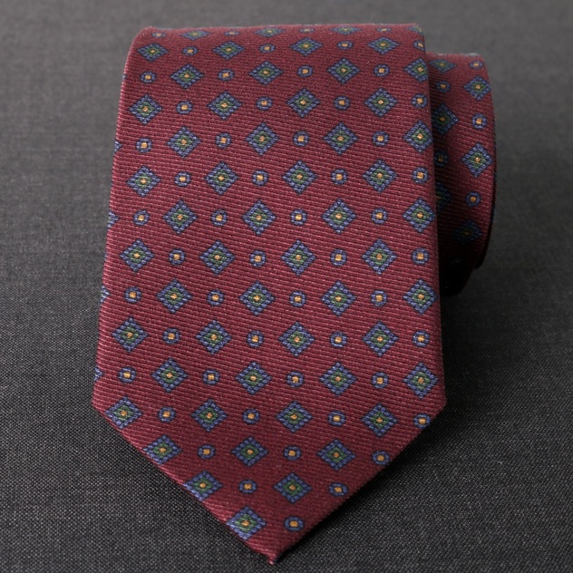Corbata seda "Fiorenzi" grana
