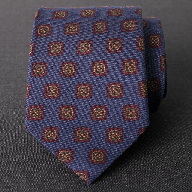 Corbata seda "Lorenzo" azul