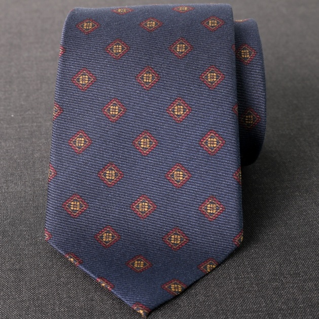 Corbata seda "Montevico" azul