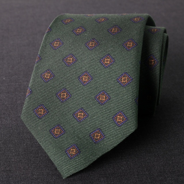Corbata seda "Montevico" verde