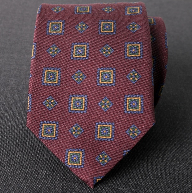 Corbata seda "Valdoro" grana